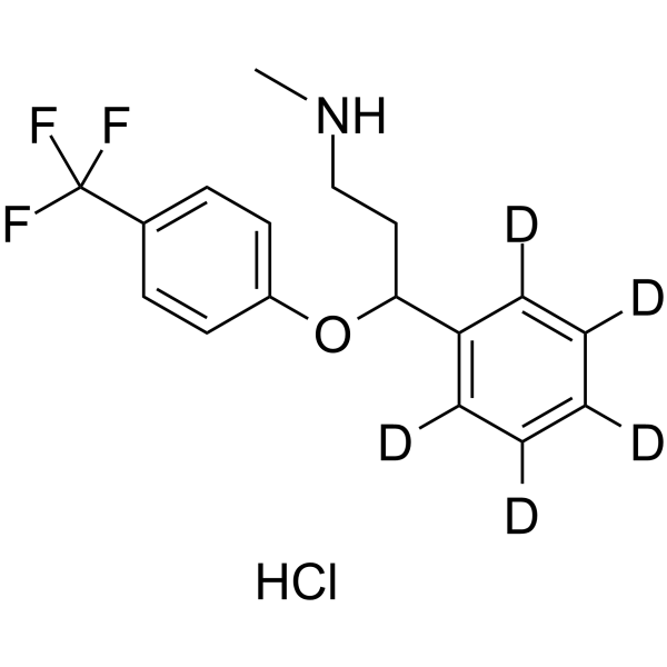 Fluoxetine-d5 hydrochloride(Synonyms: LY 110140-d5)