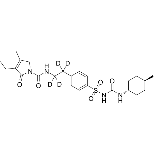 Glimepiride-d4-1(Synonyms: Glimperide-d4;  HOE-490-d4)