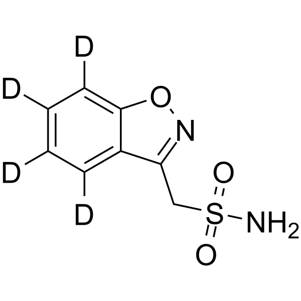 Zonisamide-d4(Synonyms: 唑尼沙胺 d4)