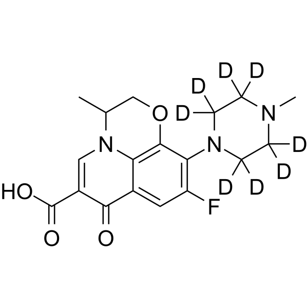 Ofloxacin-d8(Synonyms: 氧氟沙星 d8)