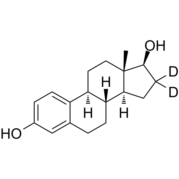 Estradiol-d2-1(Synonyms: β-Estradiol-d2-1;  E2-d2-1;  17β-Estradiol-d2-1;  17β-Oestradiol-d2-1)