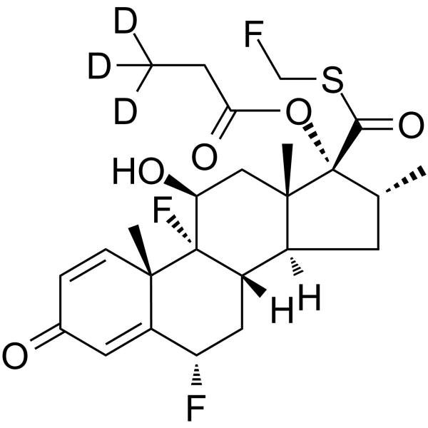 Fluticasone propionate-d3(Synonyms: 丙酸氟替卡松 d3)