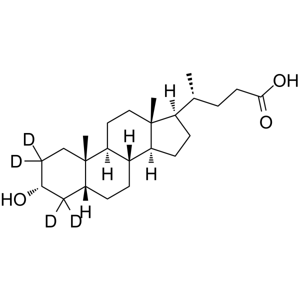 Lithocholic acid-d4(Synonyms: 3α-Hydroxy-5β-cholanic acid-d4)