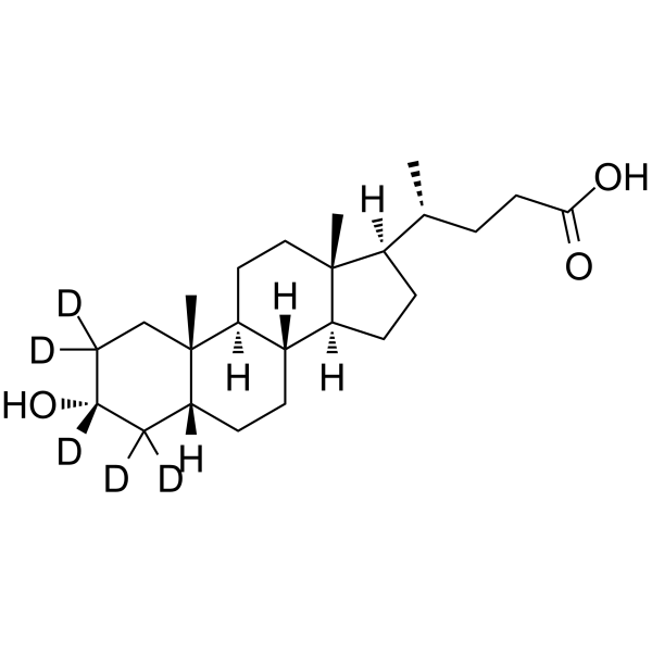 Lithocholic acid-d5(Synonyms: 3α-Hydroxy-5β-cholanic acid-d5)