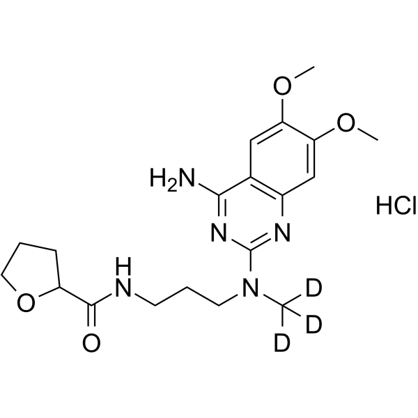 Alfuzosin-d3 hydrochloride(Synonyms: 盐酸阿夫唑嗪 d3 (盐酸盐))