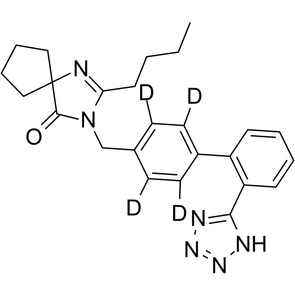 Irbesartan-d4(Synonyms: 厄贝沙坦 D4; SR-47436-d4;  BMS-186295-d4)