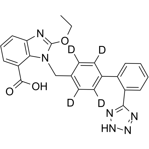 Candesartan-d4(Synonyms: 坎地沙坦 D4; CV-11974-d4)