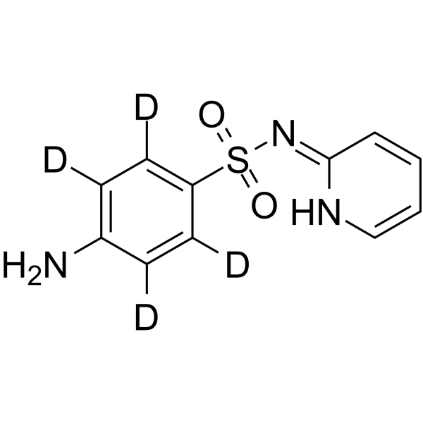Sulfapyridine-d4(Synonyms: 磺胺吡啶 d4)