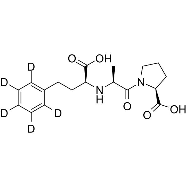 Enalaprilat D5(Synonyms: 依那普利拉 D5; MK-422 D5)