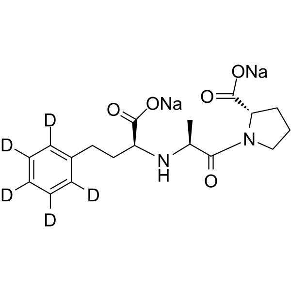 Enalaprilat-d5 sodium(Synonyms: 依那普利拉钠 D5; MK-422-d5 sodium)