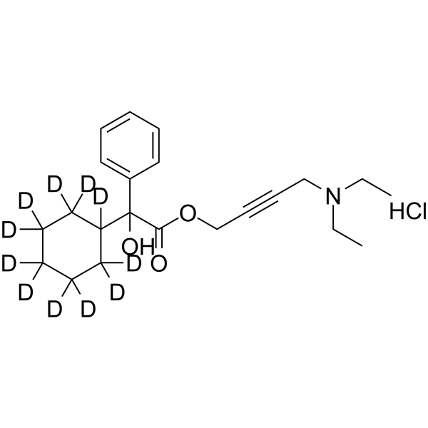 Oxybutynin-d11 chloride(Synonyms: 盐酸奥昔布宁 d11 (氯化物))