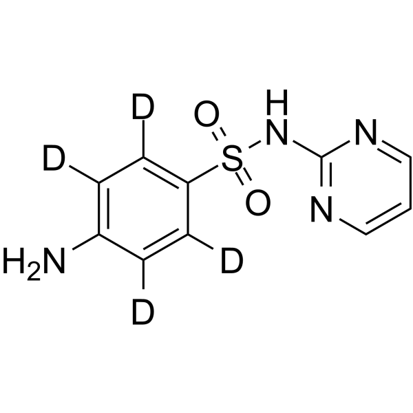 Sulfadiazine-d4(Synonyms: 磺胺嘧啶 d4)