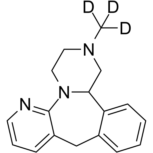 Mirtazapine D3(Synonyms: 米氮平 D3; Org3770 D3;  6-Azamianserin D3)