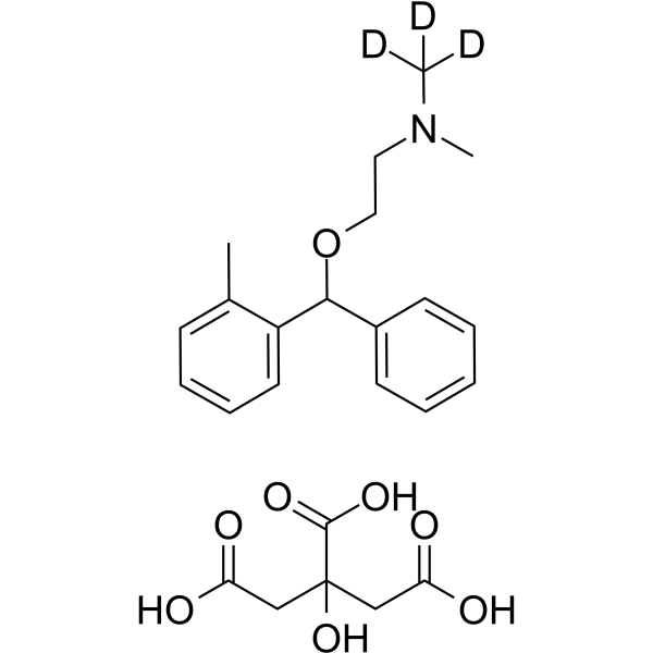 Orphenadrine-d3 citrate(Synonyms: 奥芬那君 d3 (柠檬酸盐))