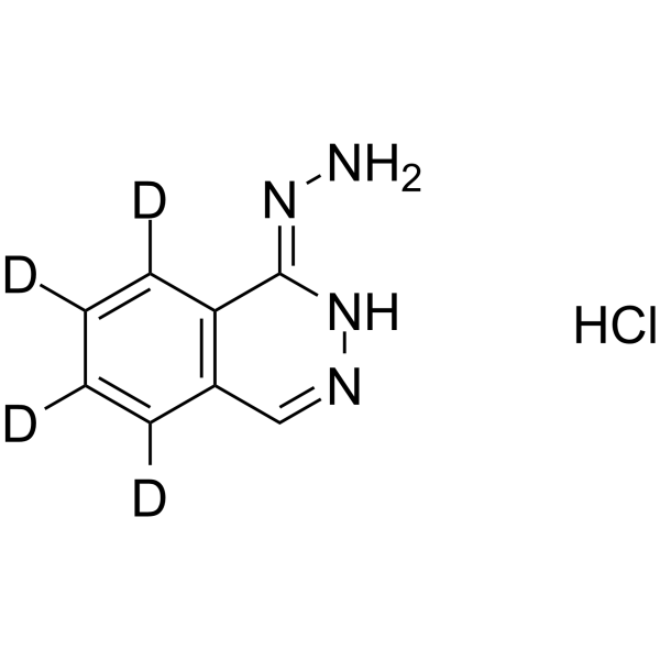 Hydralazine-d4 hydrochloride(Synonyms: 盐酸肼屈嗪 d4 (盐酸盐))