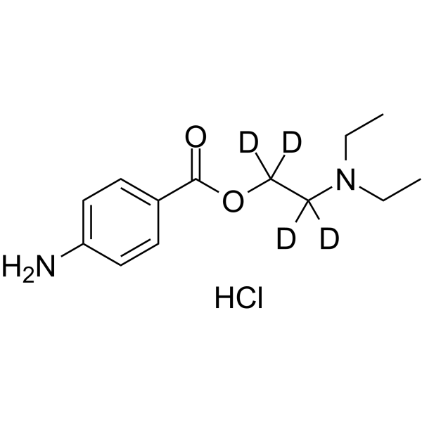 Procaine-d4 hydrochloride(Synonyms: 盐酸普鲁卡因 d4 (盐酸盐))