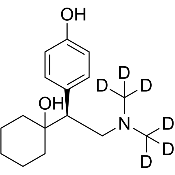 (S)-(+)-O-Desmethyl Venlafaxine D6(Synonyms: 去甲文拉法辛 Desmethyl Venlafaxine D6)