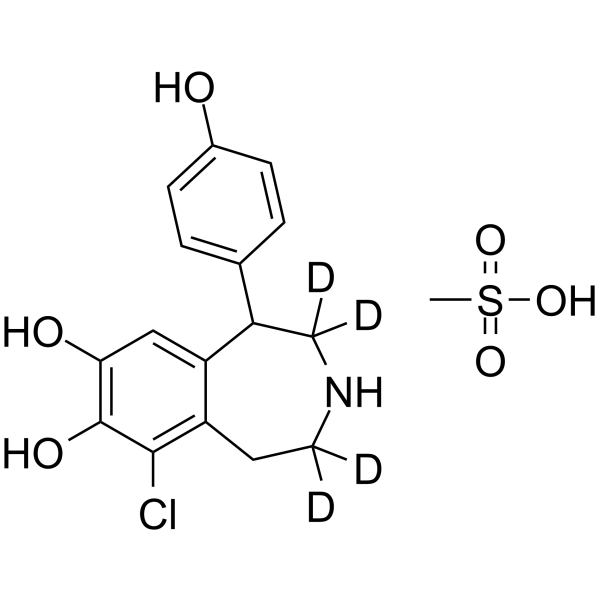 Fenoldopam-d4 mesylate(Synonyms: 非诺多泮甲磺酸盐 d4 (甲磺酸盐))