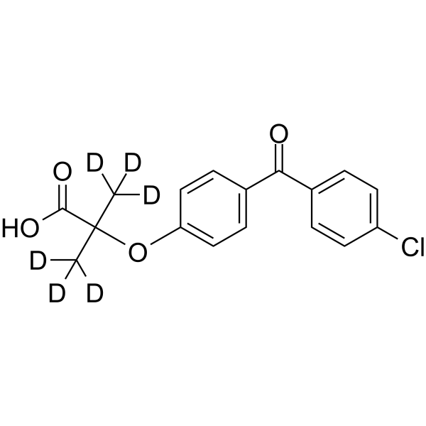Fenofibric acid-d6(Synonyms: 非诺贝特酸 d6)