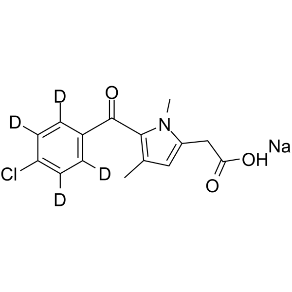 Zomepirac-d4 sodium salt(Synonyms: 佐美酸钠 d4 (钠盐))