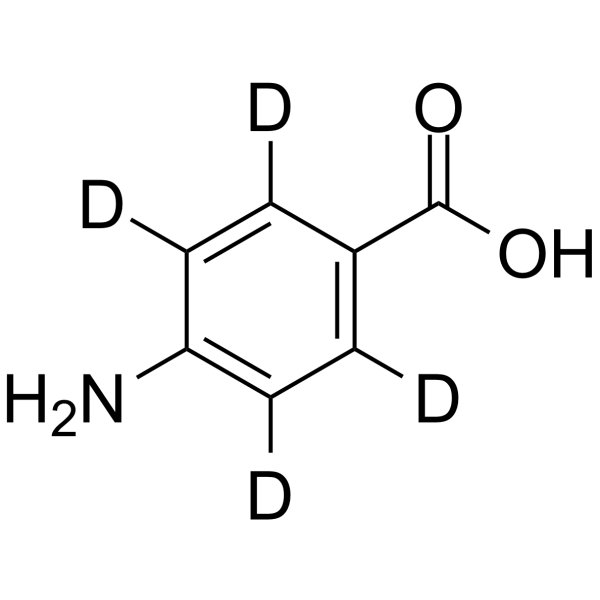 4-Aminobenzoic acid-d4(Synonyms: PABA-d4;  Vitamin Bx-d4;  Vitamin H1-d4;  p-Aminobenzoic acid-d4)