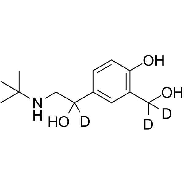 Salbutamol-d3(Synonyms: Albuterol-d3;  AH-3365-d3)