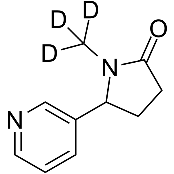 (Rac)-Cotinine-d3(Synonyms: (±)-Cotinine-d3;  (Rac)-NIH-10498-d3)