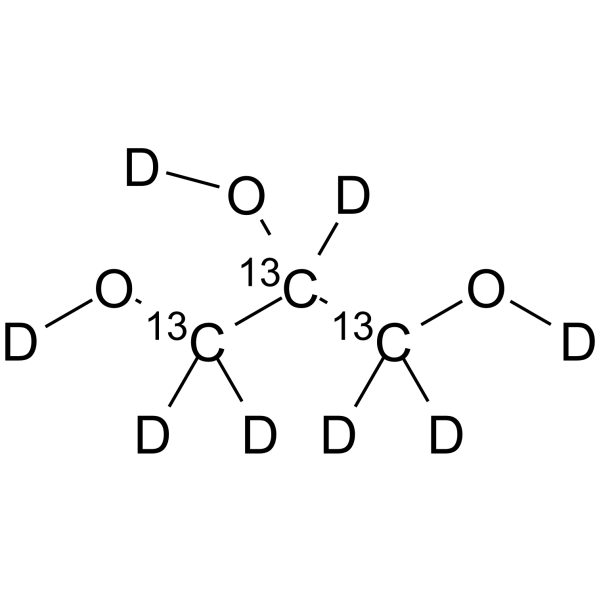 Glycerol-13C3,d8(Synonyms: Glycerin-13C3,d8)