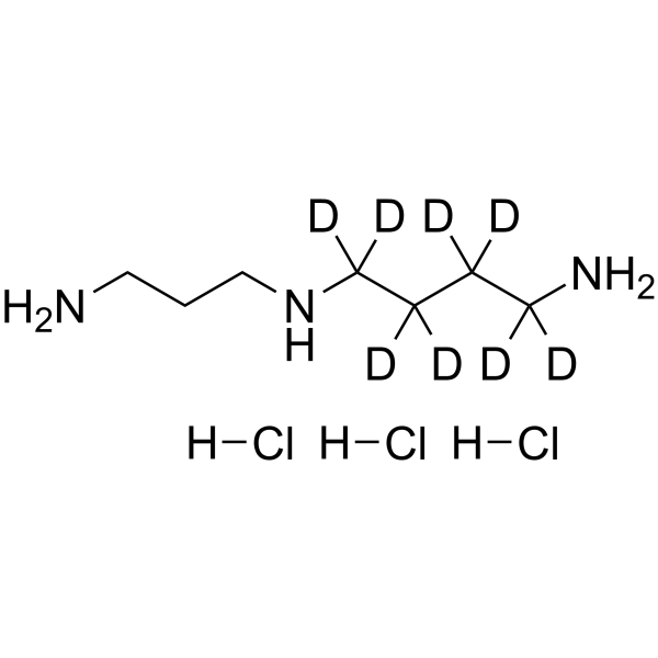 Spermidine-d8 hydrochloride(Synonyms: 三盐酸亚精胺 d8 (三盐酸盐))