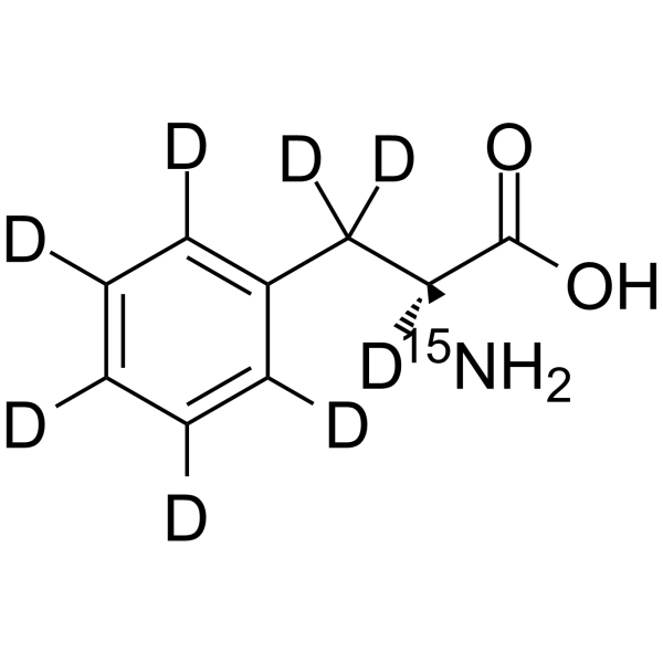 L-Phenylalanine-15N,d8(Synonyms: (S)-2-Amino-3-phenylpropionic acid-15N,d8)