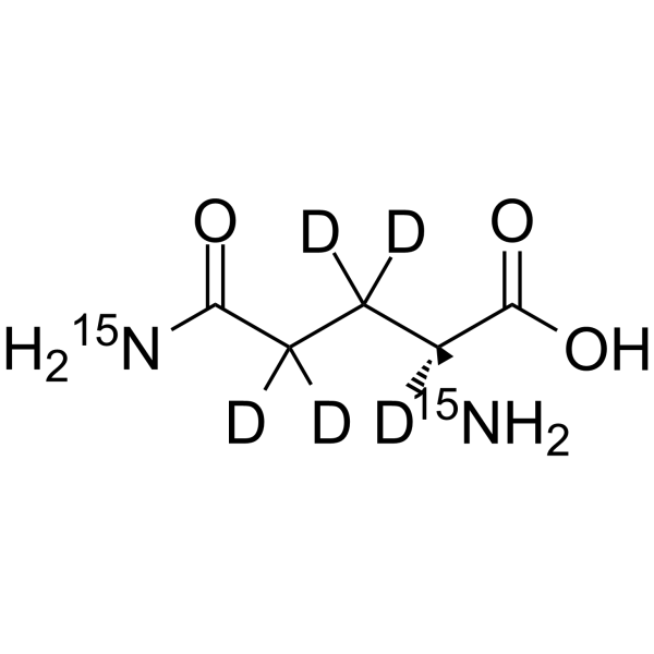 L-Glutamine-15N2,d5(Synonyms: L-Glutamic acid 5-amide-15N2,d5)