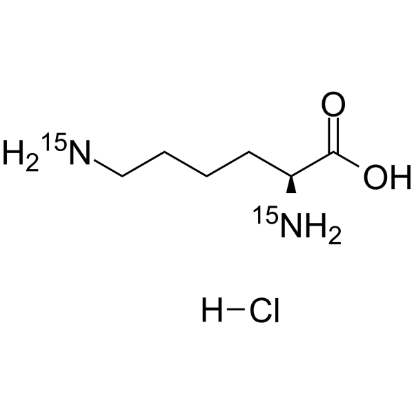 L-Lysine-15N2 hydrochloride(Synonyms: 赖氨酸盐酸盐 15N2 (盐酸盐))