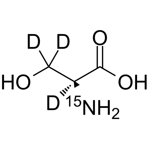 L-Serine-15N,d3(Synonyms: (-)-Serine-15N,d3;  (S)-Serine-15N,d3)