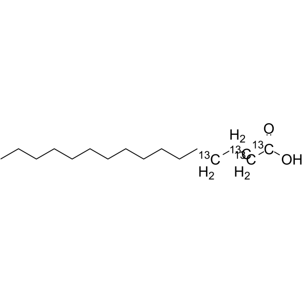 Palmitic acid-1,2,3,4-13C4(Synonyms: 棕榈酸 13C4)