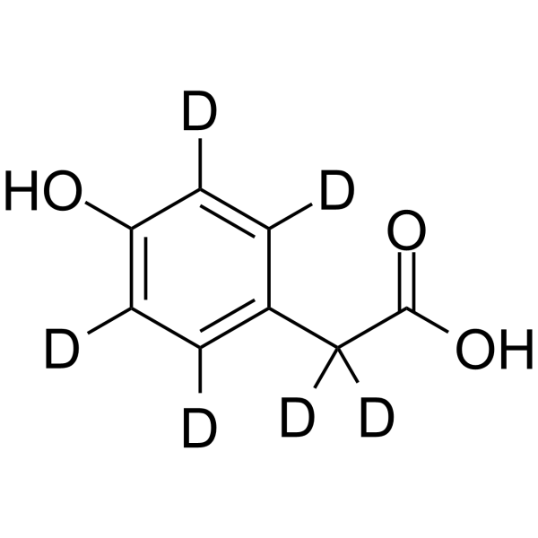 4-Hydroxyphenylacetic acid-d6(Synonyms: 4-羟基苯乙酸 d6)