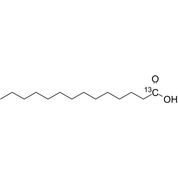 Myristic acid-13C(Synonyms: 肉豆蔻酸 13C)