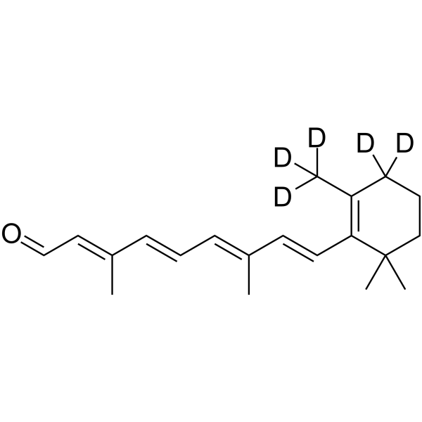 9-cis-Retinal-d5(Synonyms: 9-顺式视黄醛 d5)