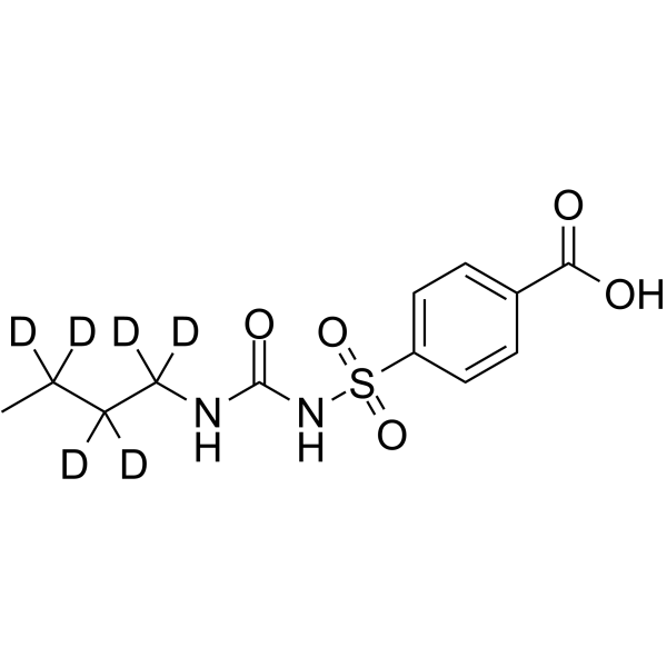 4-(N-(Butylcarbamoyl)sulfamoyl)benzoic acid-d6