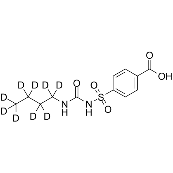 4-(N-(Butylcarbamoyl)sulfamoyl)benzoic acid-d9