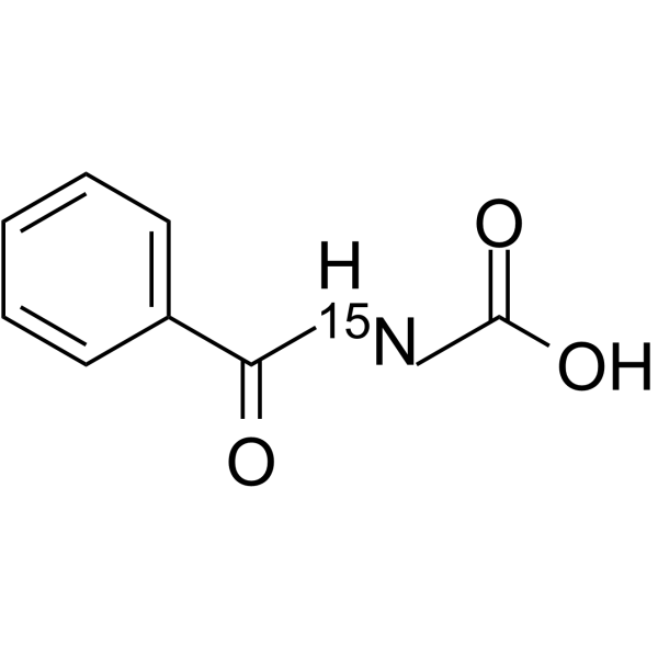 Hippuric acid-15N(Synonyms: 2-Benzamidoacetic acid-15N)