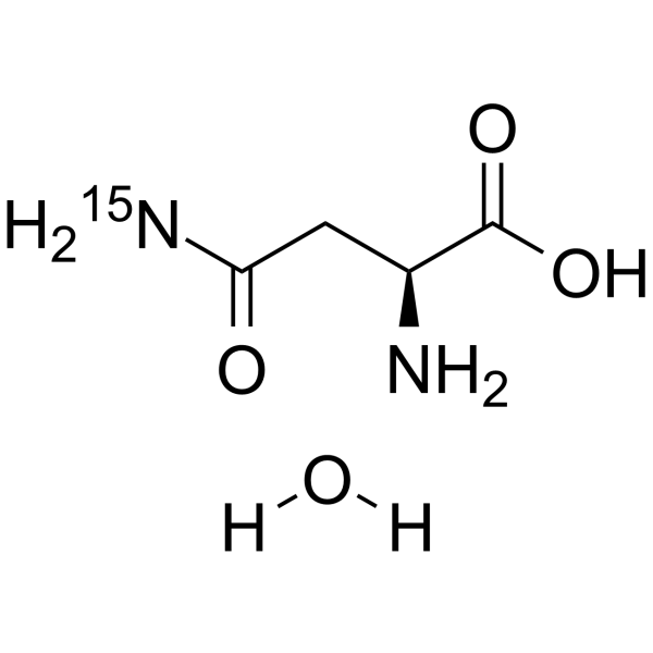 L-Asparagine-amide-15N monohydrate(Synonyms: L-天冬酰胺一水合物 15N (一水合物))