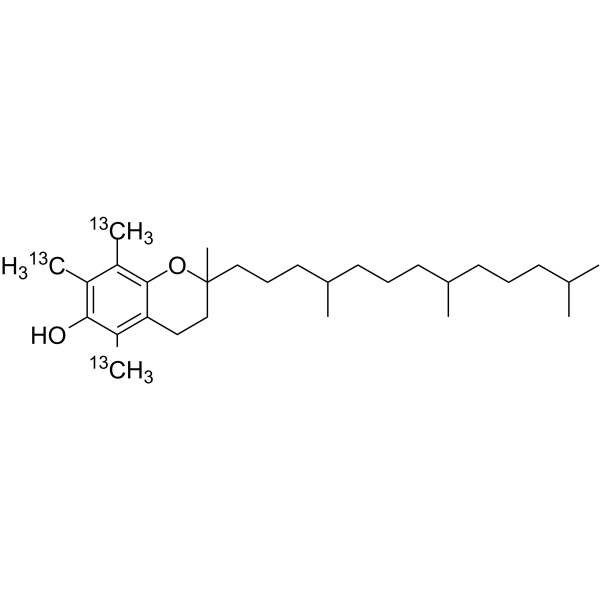 DL-alpha-Tocopherol-13C3(Synonyms: DL-α-生育酚 13C3)