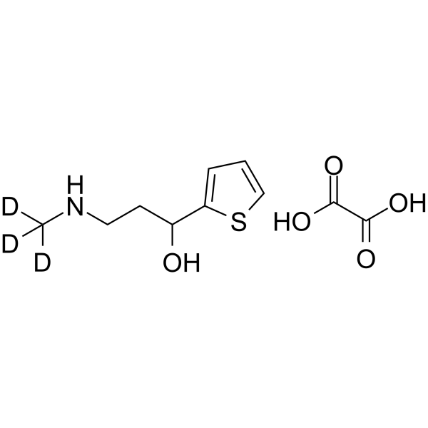 3-(Methylamino)-1-(thiophen-2-yl)propan-1-ol-d3 oxalate