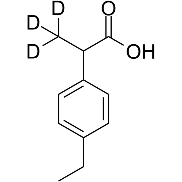 p-Ethylhydratropic acid-d3