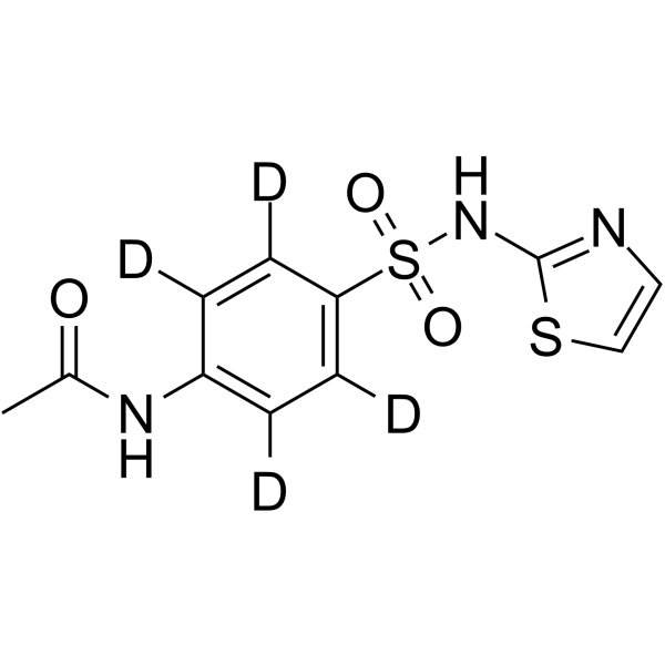 N-(4-(N-(Thiazol-2-yl)sulfamoyl)phenyl)acetamide-d4