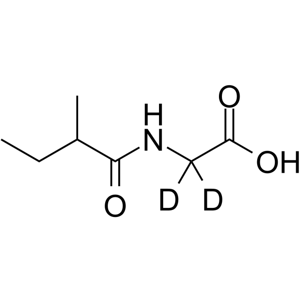 (±)-N-(2-Methylbutyryl)glycine-2,2-d2