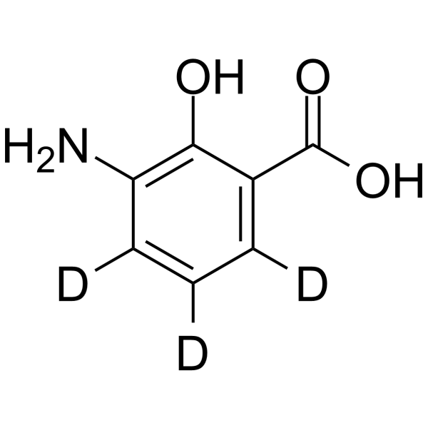 3-Amino-2-hydroxybenzoic acid-d3