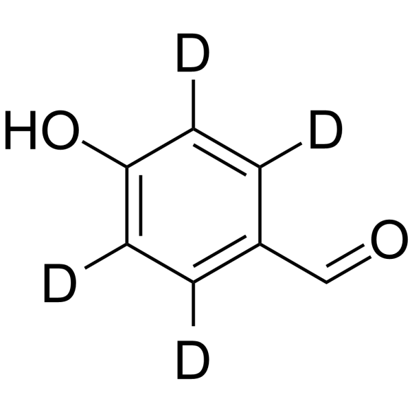 p-Hydroxybenzaldehyde-d4(Synonyms: 对羟基苯甲醛 d4)