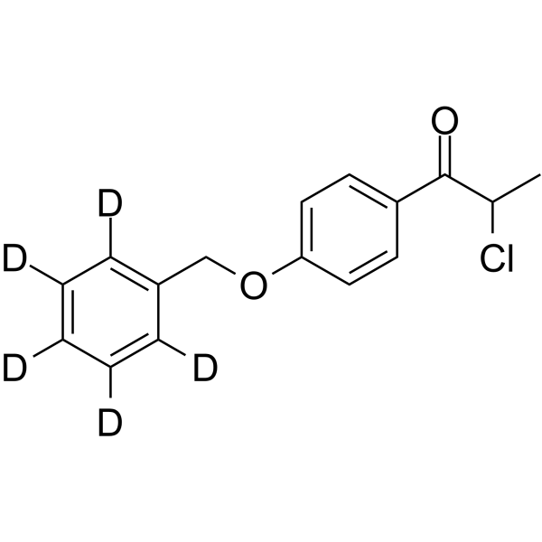 1-(4-(Benzyloxy)phenyl)-2-chloropropan-1-one-d5