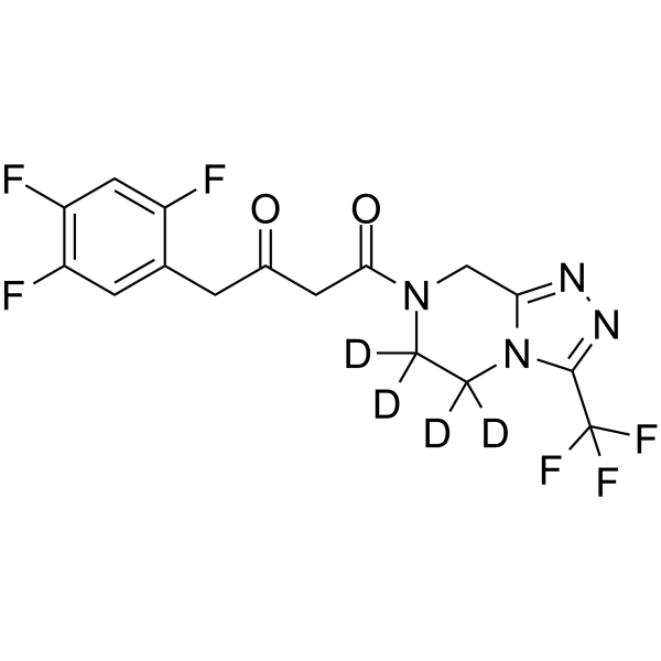 Sitagliptin keto amide impurity-d4